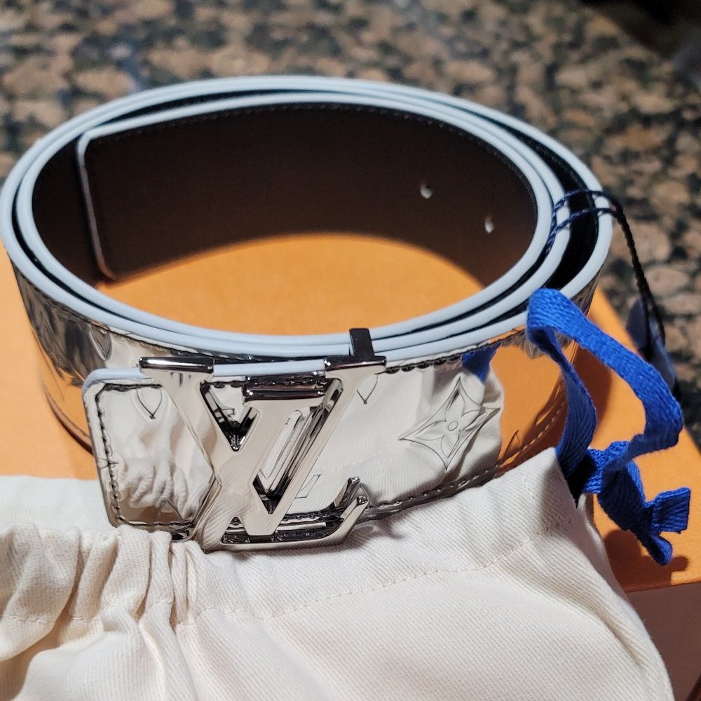 LOUIS VUITTON LV MIRROR VIRGIL RUNWAY BELT SOLD OUT EVERYWHERE
